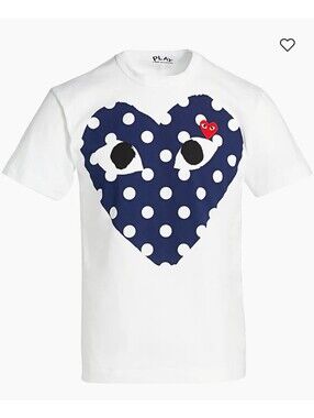 Comme des Garçons PLAY Polka Dot Logo T-Shirt